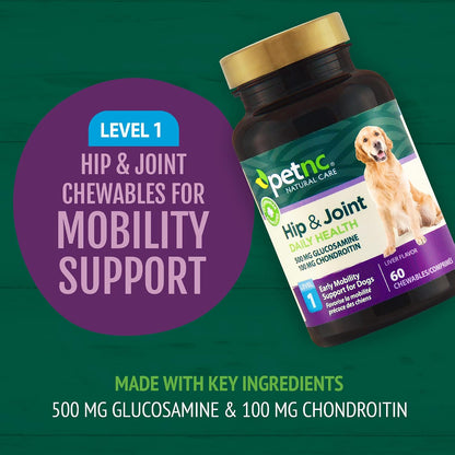 PetNC Natural Care Hip and Joint Soft Chews for Dogs, - 27591