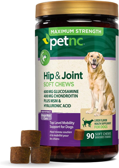 PetNC Natural Care Hip and Joint Soft Chews for Dogs, - 27591