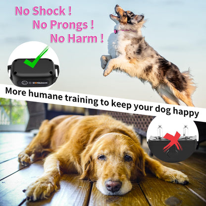 No Shock Dog Training Collar with Remote 3300ft Range