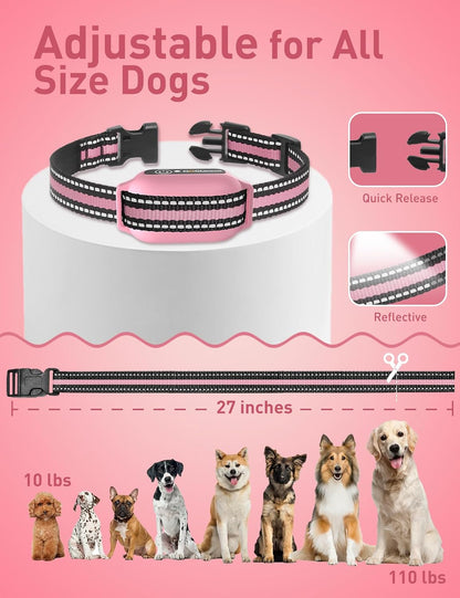 No Shock Dog Training Collar with Remote 3300ft Range