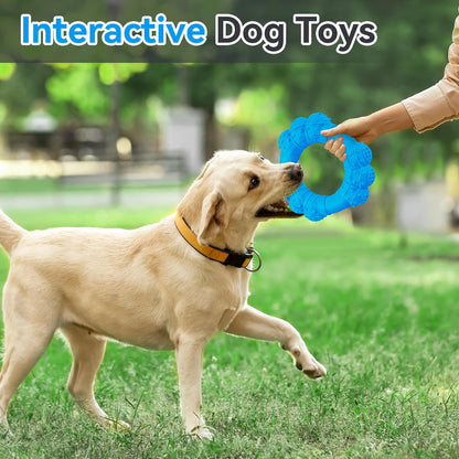 Indestructible Dog Chews - Super Duty Chew Toys for Aggressive Dogs, Puppy Teething Relief & Interactive Play