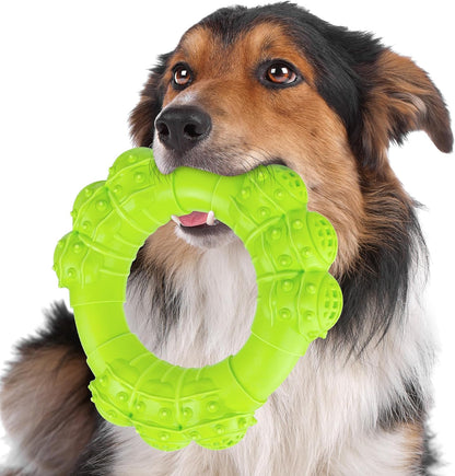 Indestructible Dog Chews - Super Duty Chew Toys for Aggressive Dogs, Puppy Teething Relief & Interactive Play