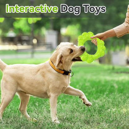 Indestructible Dog Chews - Super Duty Chew Toys for Aggressive Dogs, Puppy Teething Relief & Interactive Play
