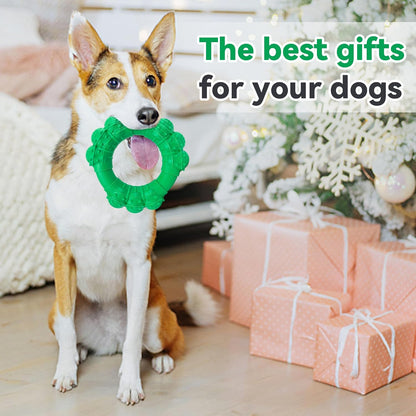 Indestructible Dog Chews - Super Duty Chew Toys for Aggressive Dogs, Puppy Teething Relief & Interactive Play