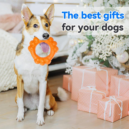 Indestructible Dog Chews - Super Duty Chew Toys for Aggressive Dogs, Puppy Teething Relief & Interactive Play