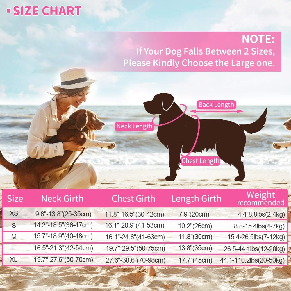 Dog Life Jacket Shark, Dog Life Vests for Small, Middle, Large Dogs with Rescue Handle Pet Flotation Vest Safety Lifesaver for Swimming Pool Beach Boating, (S,Pool Blue)