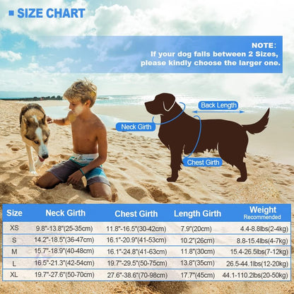 Dog Life Jacket Shark, Dog Life Vests for Small, Middle, Large Dogs with Rescue Handle Pet Flotation Vest Safety Lifesaver for Swimming Pool Beach Boating, (S,Pool Blue)