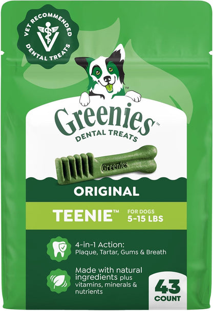 Teenie Original Natural Dental Dog Treats, Chicken