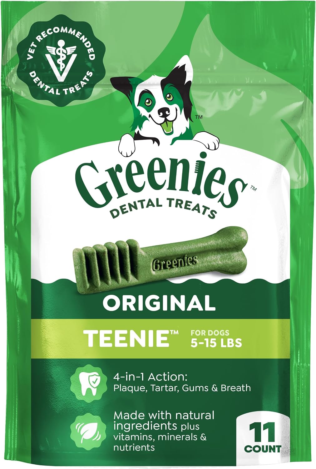 Teenie Original Natural Dental Dog Treats, Chicken