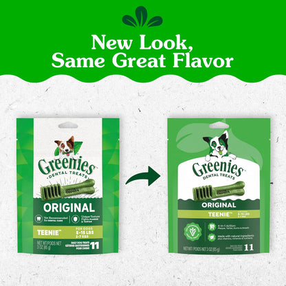 Teenie Original Natural Dental Dog Treats, Chicken