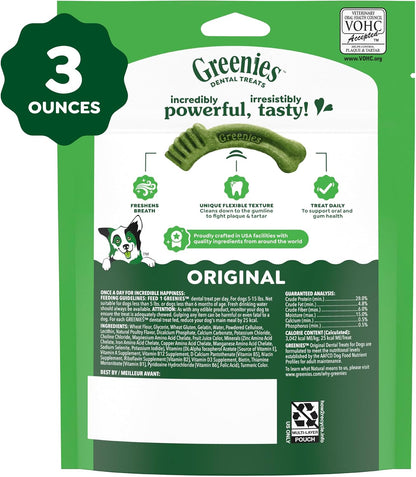 Teenie Original Natural Dental Dog Treats, Chicken