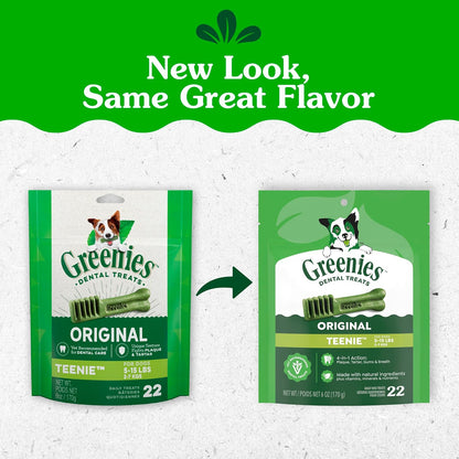 Teenie Original Natural Dental Dog Treats, Chicken
