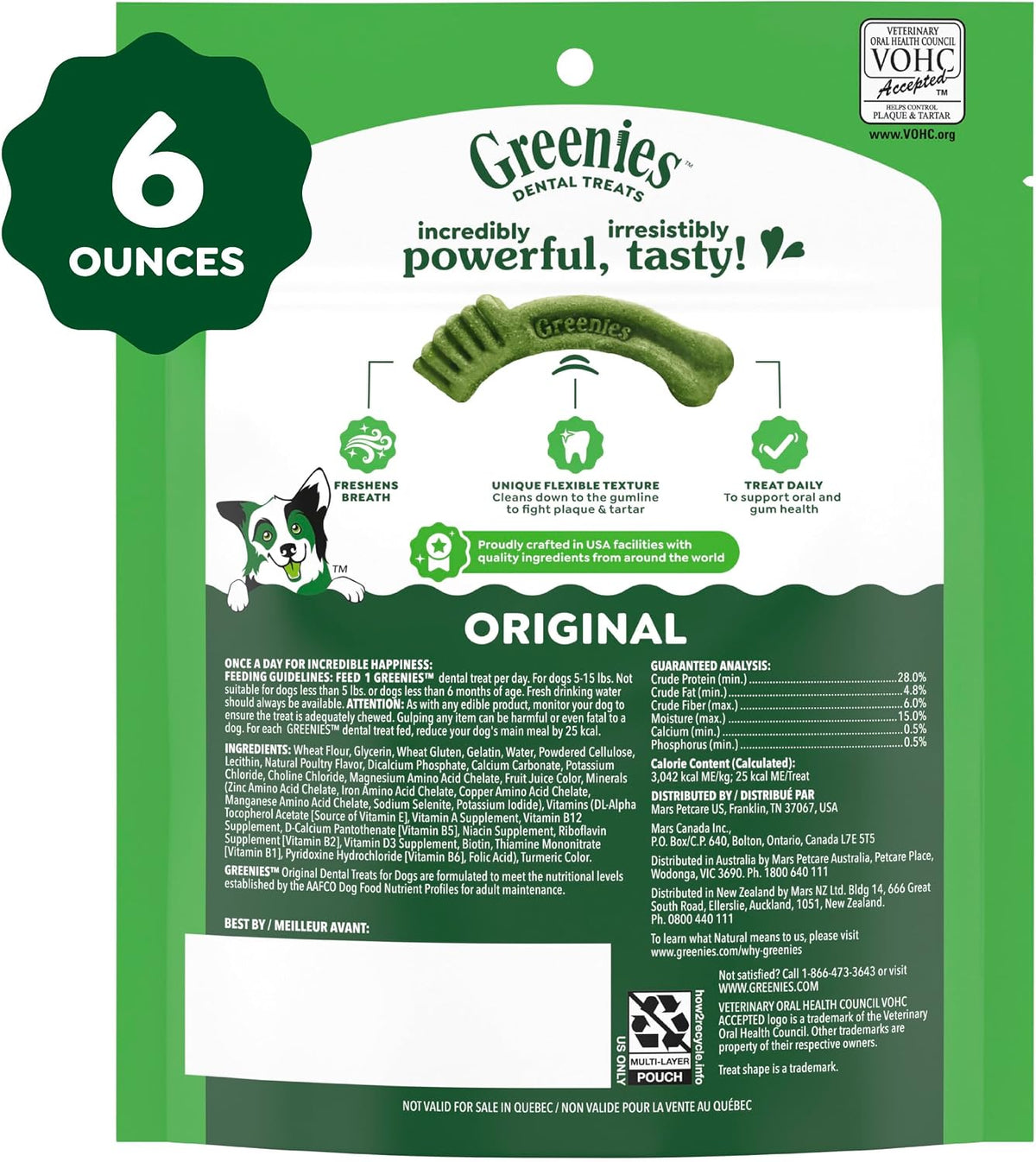 Teenie Original Natural Dental Dog Treats, Chicken
