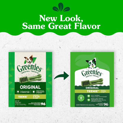 Teenie Original Natural Dental Dog Treats, Chicken