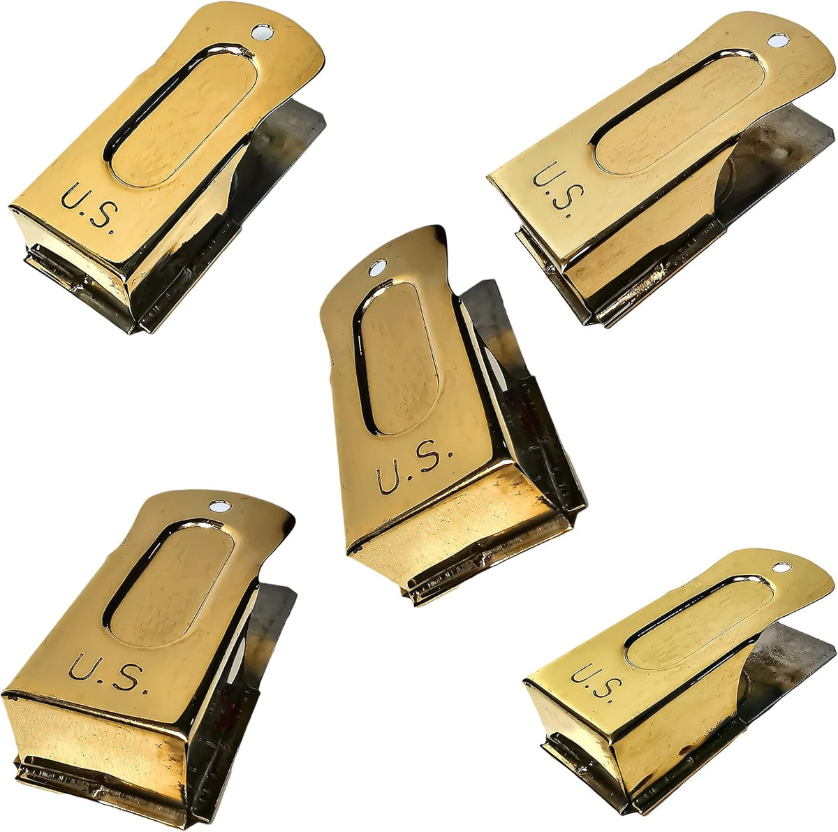 Brass and Steel Pet Training Clicker Puppy Dog Training Cricket Clicker U.S. Engraved WII Military Gear Metal Clicker