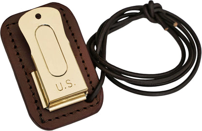 Brass and Steel Pet Training Clicker Puppy Dog Training Cricket Clicker U.S. Engraved WII Military Gear Metal Clicker
