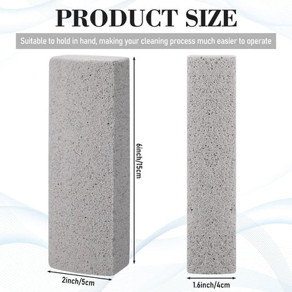 Loopeer 2 Pcs Pet Hair Remover Pumice Stone for Dog Cat Hair Removal Cleaning Pet Fur Stone 6 Inch Dog Fur Cleaning Tool for Car Interior Bedding Carpet Couch Furniture(6 x 2 x 1.6 in)