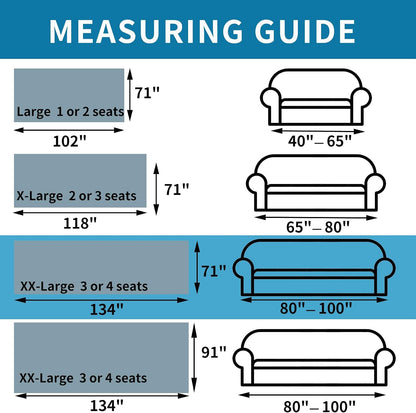 Non Slip Couch Cover Sofa Covers for 3 Cushion Couch Washable sectional Couch Covers for Dogs pet Furniture Protector Couch Cover Blanket for Living Room (Off White, 91"x134")