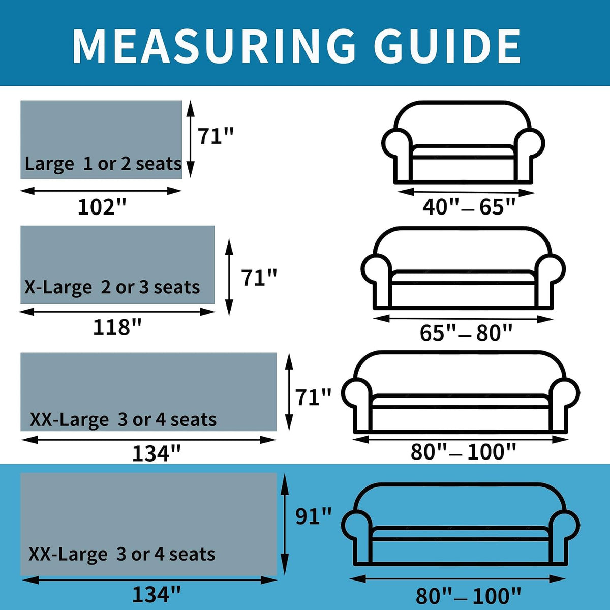 Non Slip Couch Cover Sofa Covers for 3 Cushion Couch Washable sectional Couch Covers for Dogs pet Furniture Protector Couch Cover Blanket for Living Room (Off White, 91"x134")