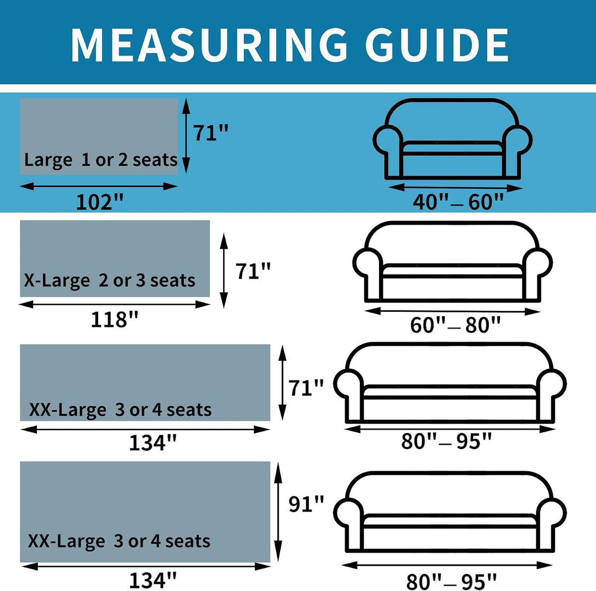 Non Slip Couch Cover Sofa Covers for 3 Cushion Couch Washable sectional Couch Covers for Dogs pet Furniture Protector Couch Cover Blanket for Living Room (Off White, 91"x134")