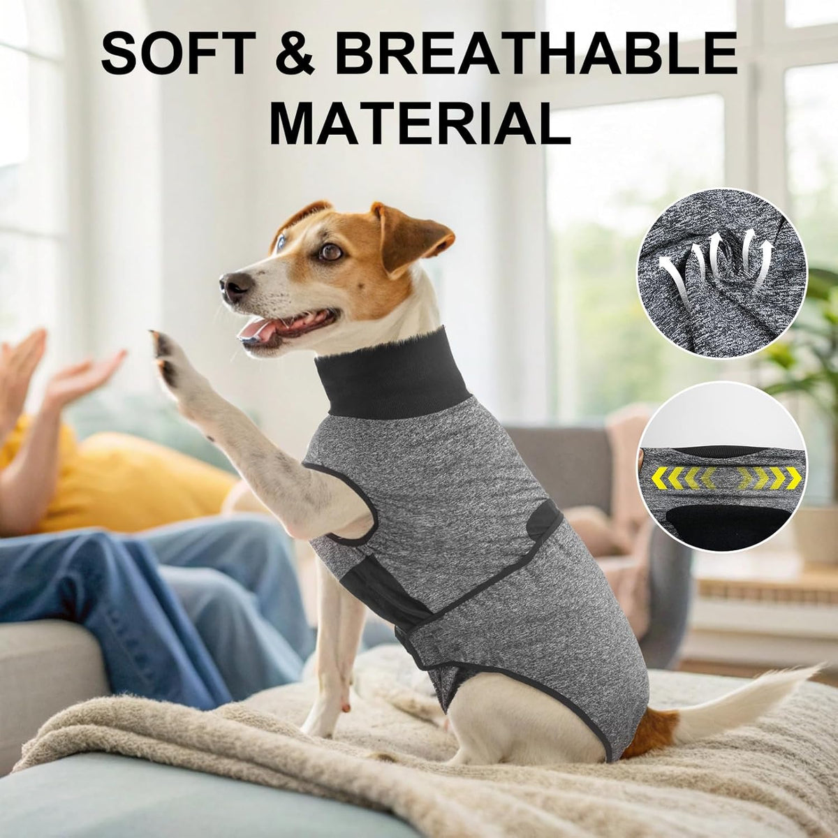 Dog Surgery Recovery Suit, Female Spay, Male Neuter, Anti Licking