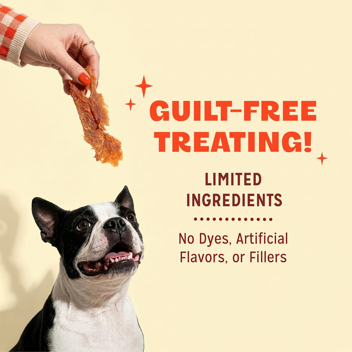 Chicken Jerky Dog Treats, Made with 100% Real Chicken Breast, 16 Ounces, Healthy, Easily Digestible, Long-Lasting, High Protein, Satisfies Dog's Urge to Chew