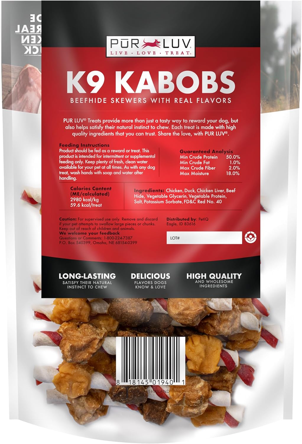 Chicken Jerky Dog Treats, Made with 100% Real Chicken Breast, 16 Ounces, Healthy, Easily Digestible, Long-Lasting, High Protein, Satisfies Dog's Urge to Chew