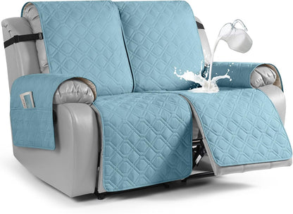 VANSOFY Waterproof Recliner Couch Covers Washable, Dark Gray,3 Seater