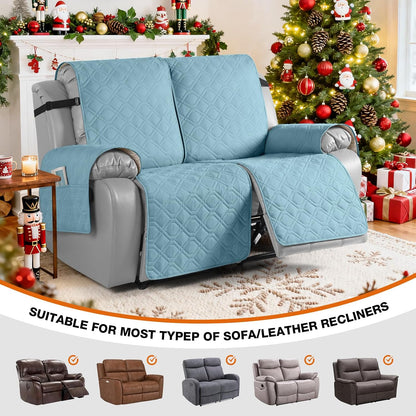 VANSOFY Waterproof Recliner Couch Covers Washable, Dark Gray,3 Seater