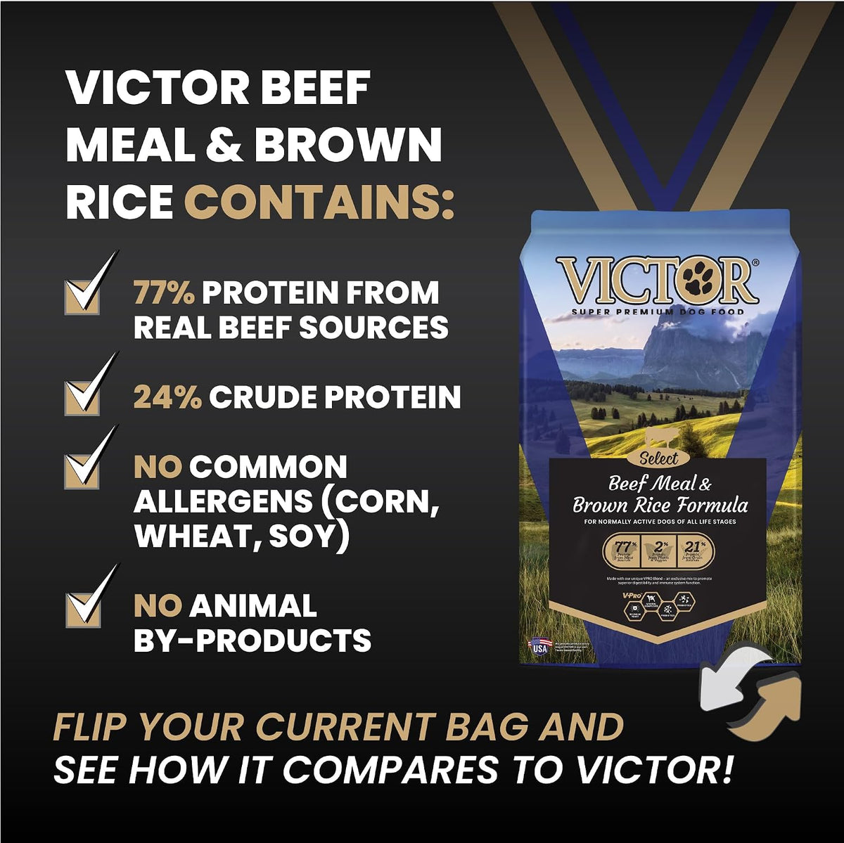 Select Gluten-Free Beef Meal & Brown Rice Dry Dog Food, 5 lb