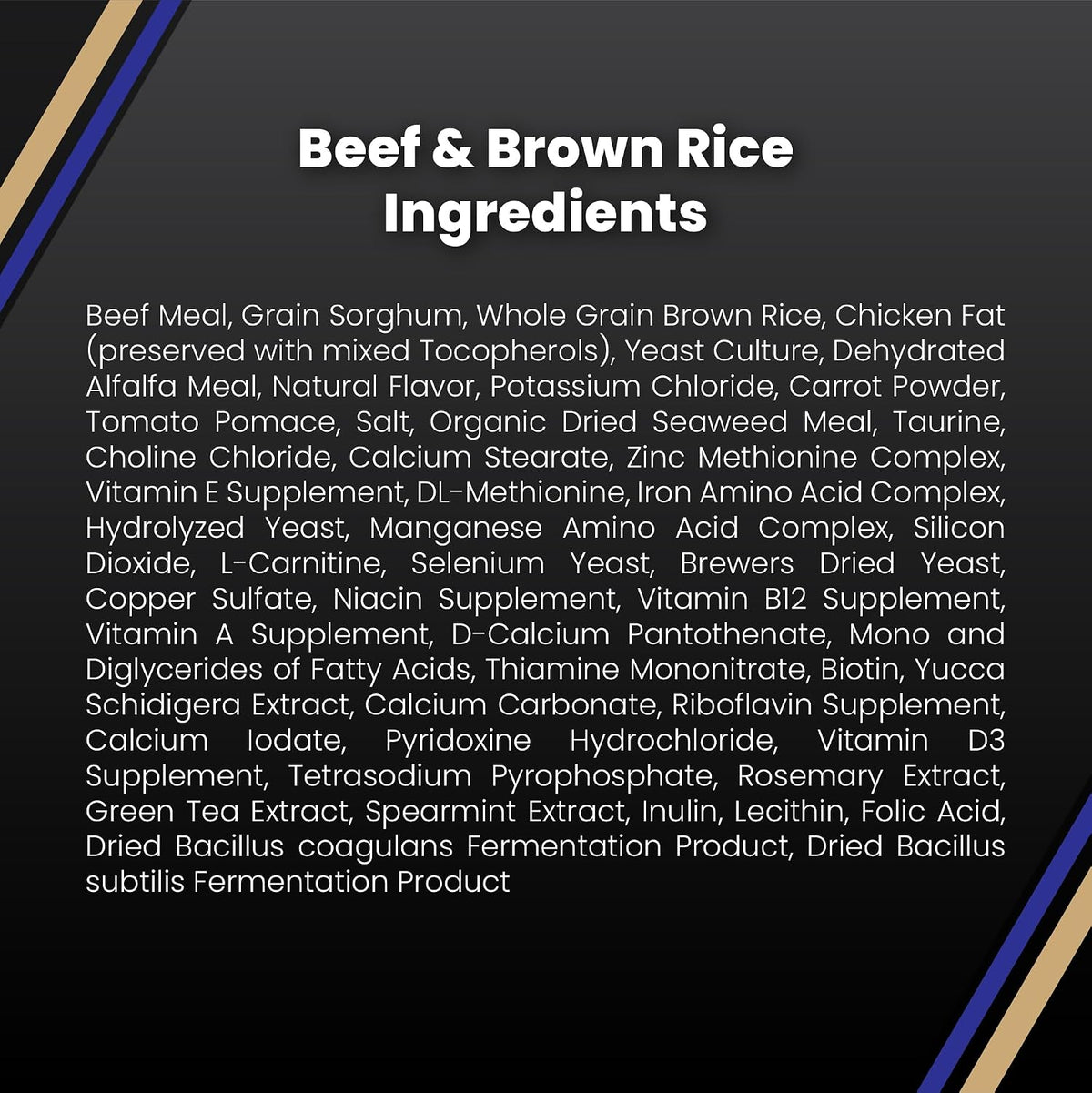 Select Gluten-Free Beef Meal & Brown Rice Dry Dog Food, 5 lb