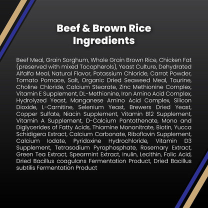 Select Gluten-Free Beef Meal & Brown Rice Dry Dog Food, 5 lb
