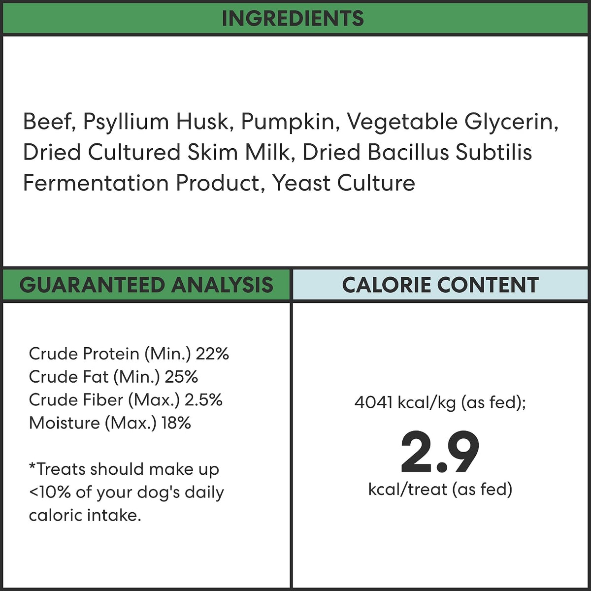 Limited Ingredient Beef Air Dried Dog Treats, 5 Oz