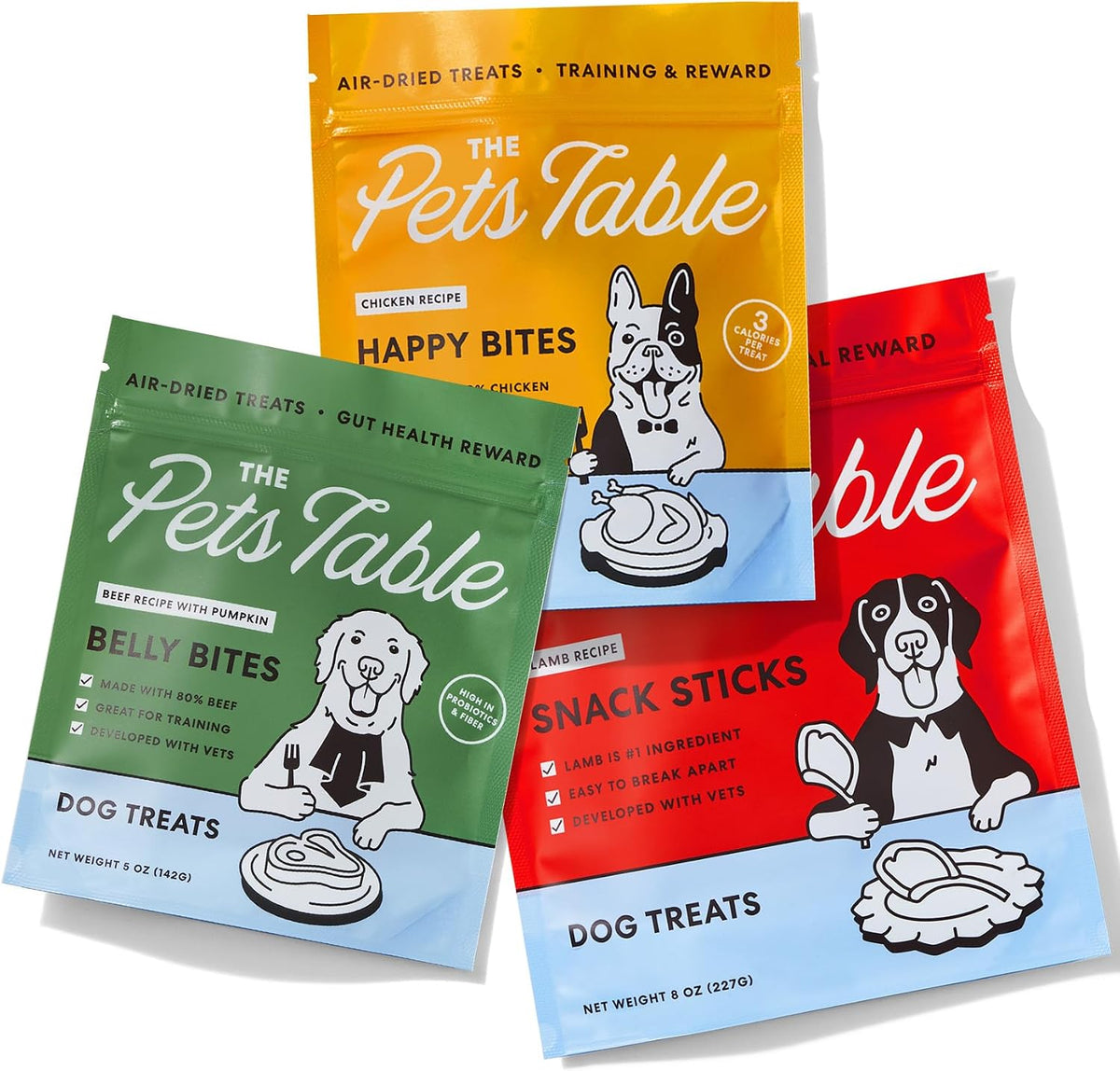 Limited Ingredient Beef Air Dried Dog Treats, 5 Oz