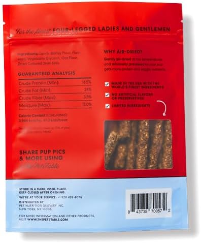 Limited Ingredient Beef Air Dried Dog Treats, 5 Oz