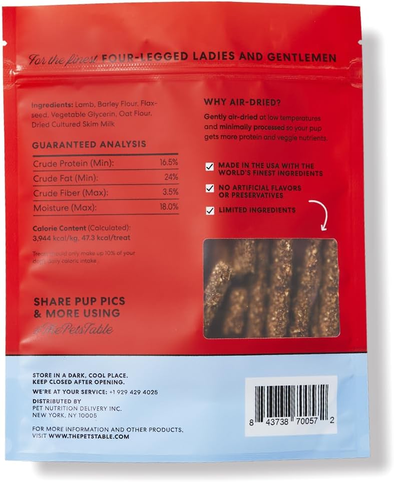 Limited Ingredient Beef Air Dried Dog Treats, 5 Oz