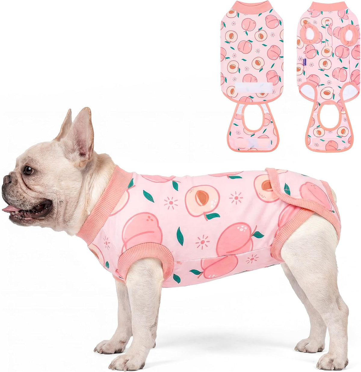 Recovery Suit for Dogs Surgery Surgical Dog Onesie, Yellow Duck, M