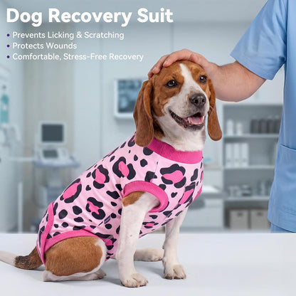 Recovery Suit for Dogs Surgery Surgical Dog Onesie, Yellow Duck, M