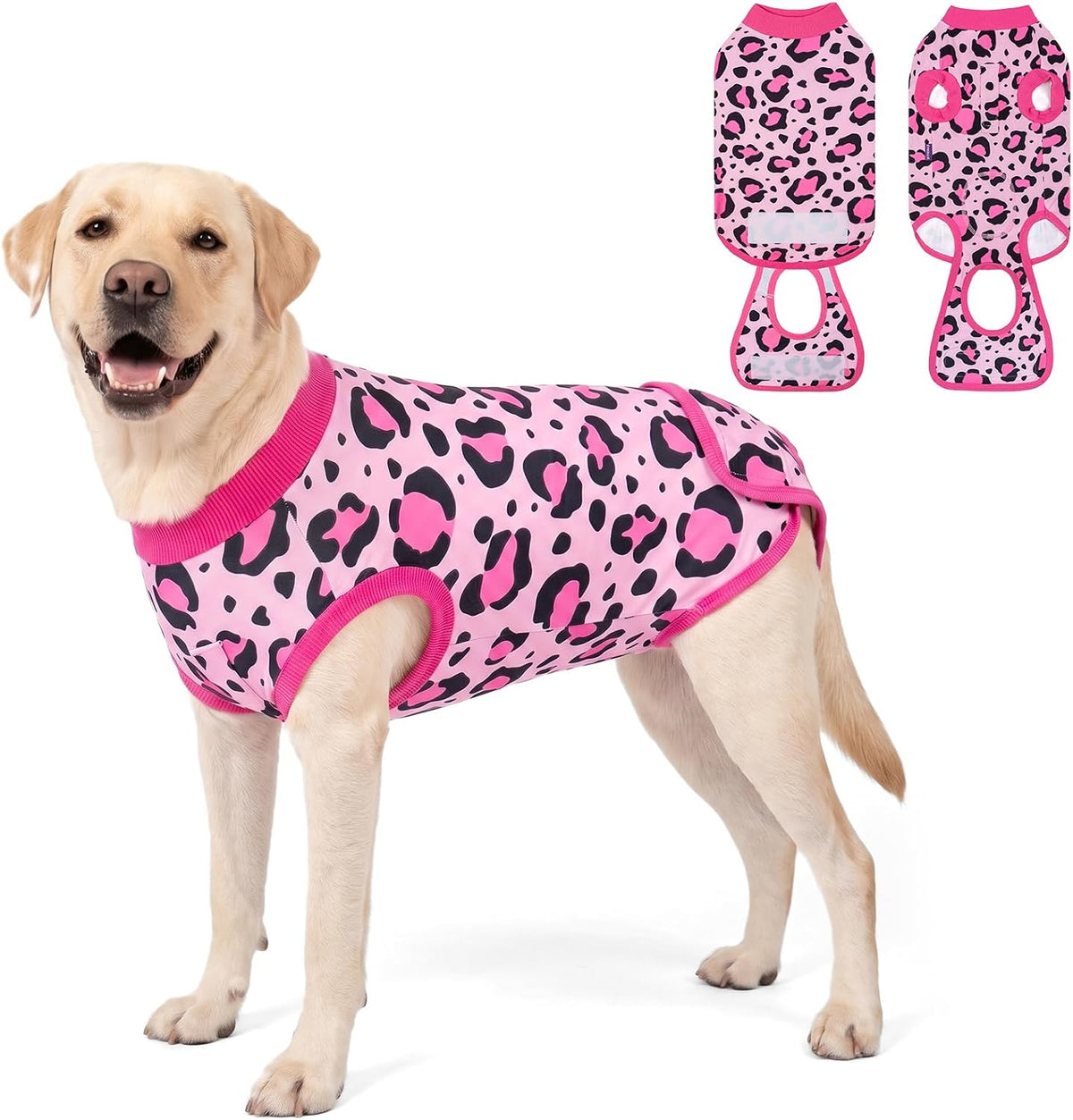 Recovery Suit for Dogs Surgery Surgical Dog Onesie, Yellow Duck, M