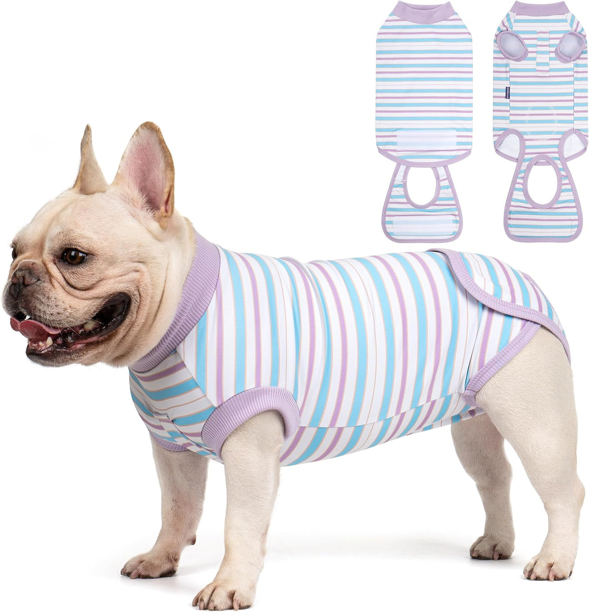 Recovery Suit for Dogs Surgery Surgical Dog Onesie, Yellow Duck, M