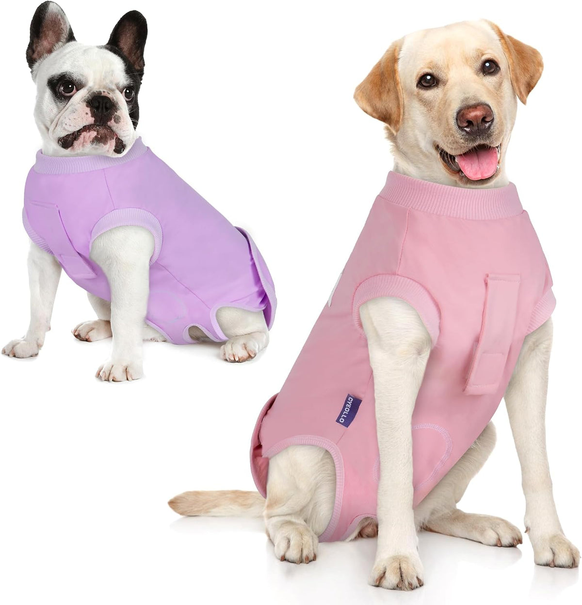 Recovery Suit for Dogs Surgery Surgical Dog Onesie, Yellow Duck, M