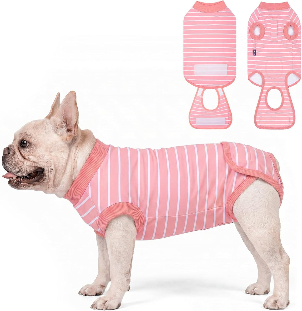 Recovery Suit for Dogs Surgery Surgical Dog Onesie, Yellow Duck, M