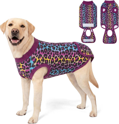 Recovery Suit for Dogs Surgery Surgical Dog Onesie, Yellow Duck, M
