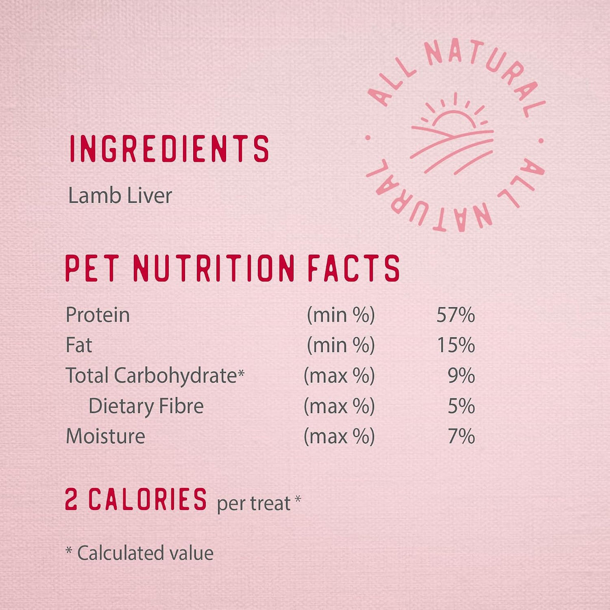 Freeze Dried Dog Treats - Salmon 3.2OZ