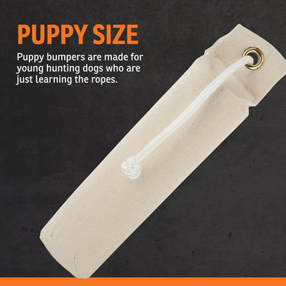 Canvas Dummy, Orange, Puppy Size 2.25 inches x 8.5 inches