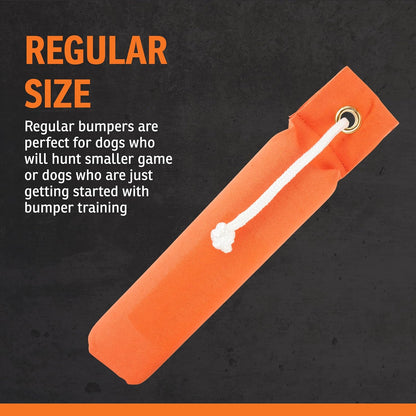 Canvas Dummy, Orange, Puppy Size 2.25 inches x 8.5 inches