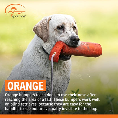 Canvas Dummy, Orange, Puppy Size 2.25 inches x 8.5 inches