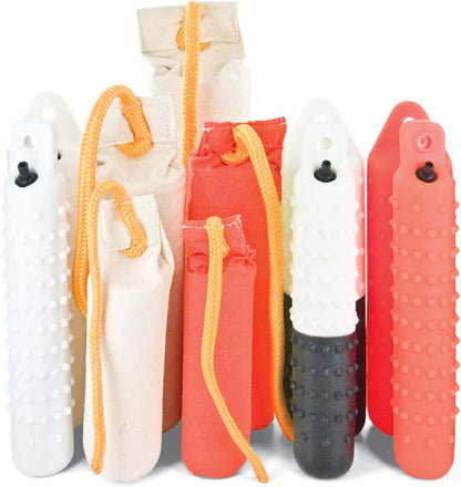 Canvas Dummy, Orange, Puppy Size 2.25 inches x 8.5 inches
