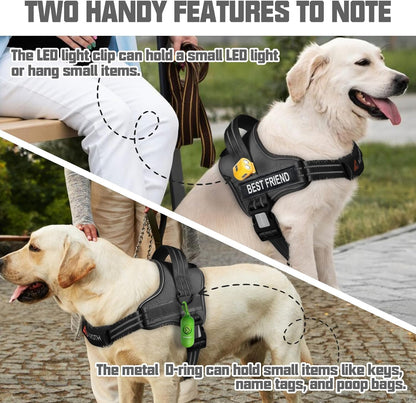 AUROTH Dog Harness and Leash Set for Medium Sized Dog, No Pull Dog Vest