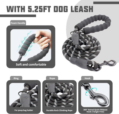 AUROTH Dog Harness and Leash Set for Medium Sized Dog, No Pull Dog Vest